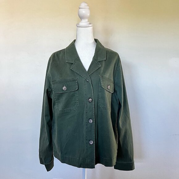 Anthropologie Sanctuary Utility Jacket | Olive/Army Green | Size Large - Picture 2 of 8